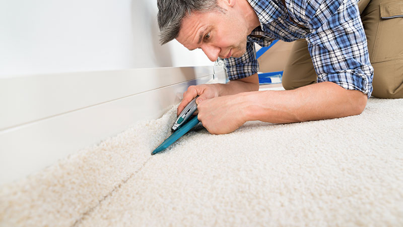Installing carpet