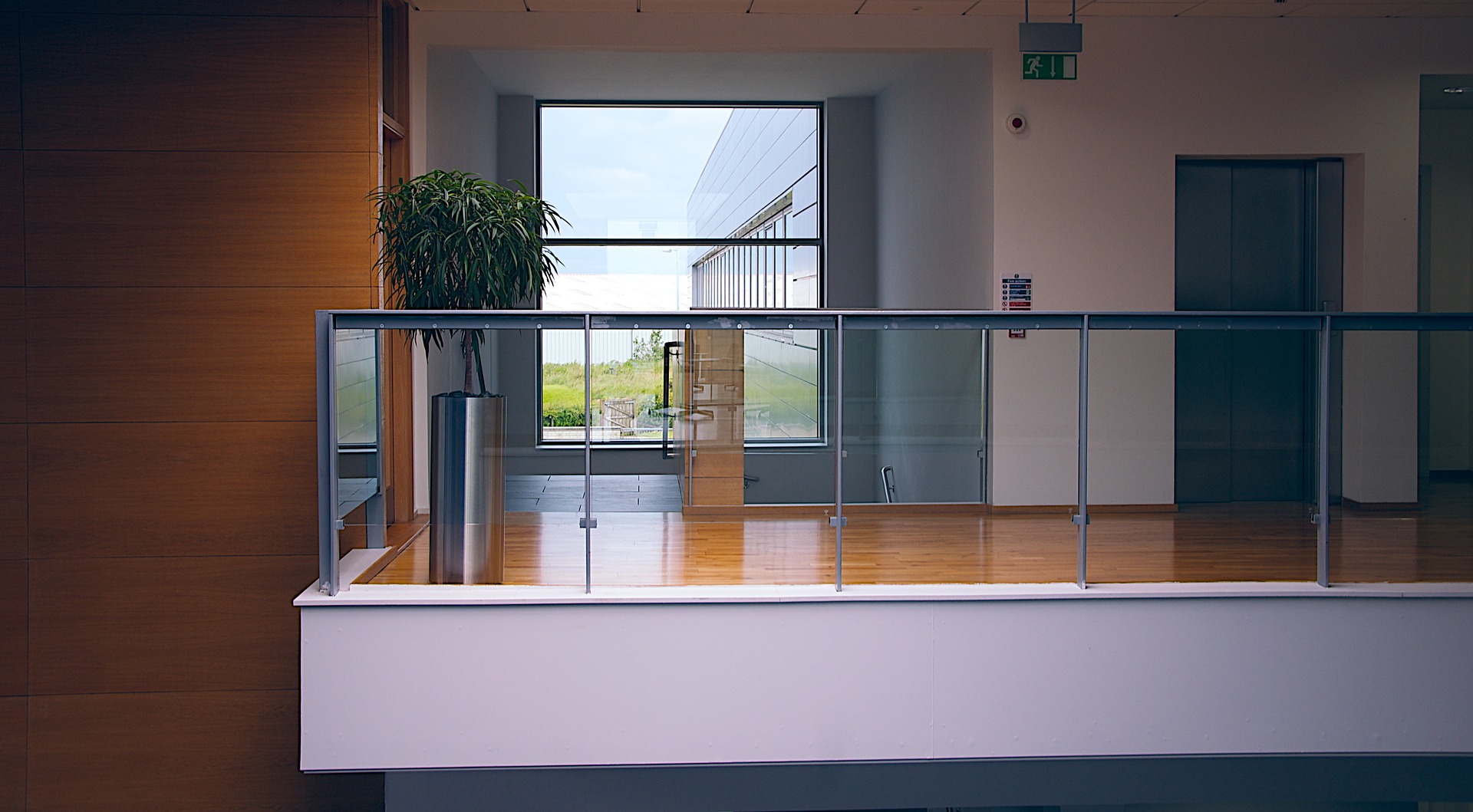 interior of modern commercial property building