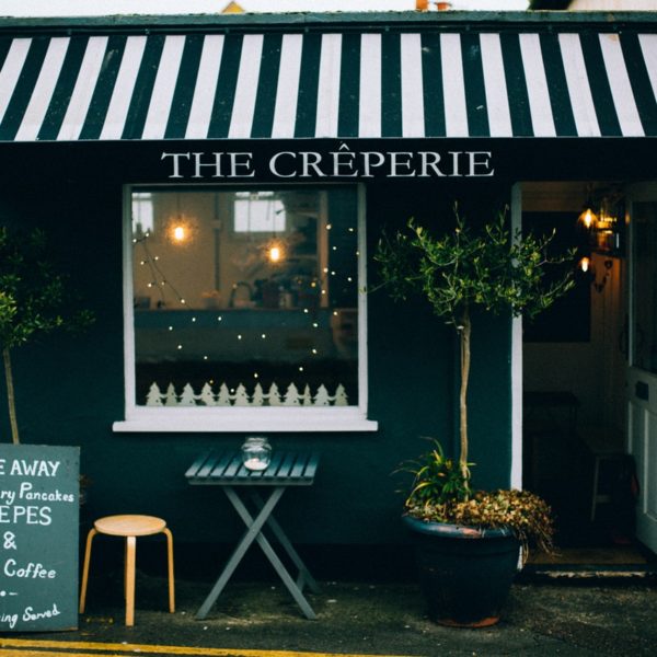 cute local storefront for a creperie