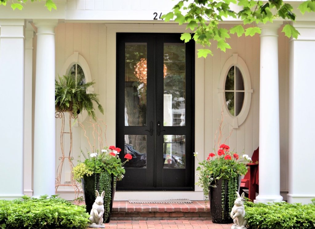 curb appeal of a home entryway