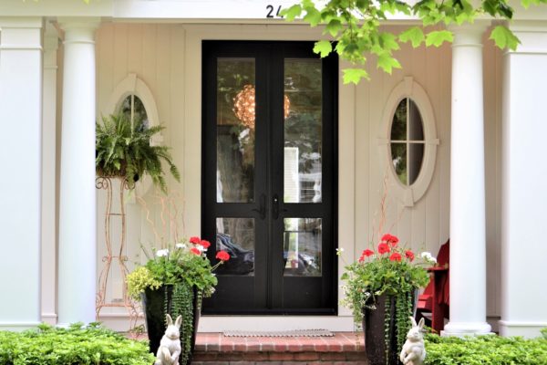 curb appeal of a home entryway